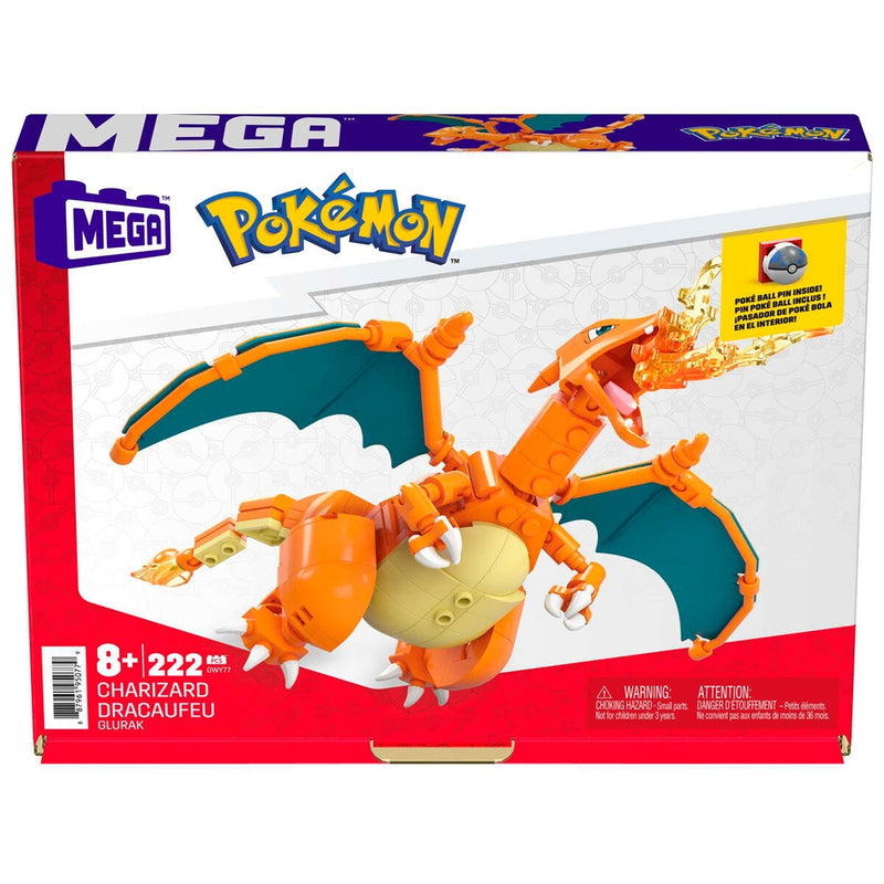 Mega Construx - Pokemon Charizard 222 Deler