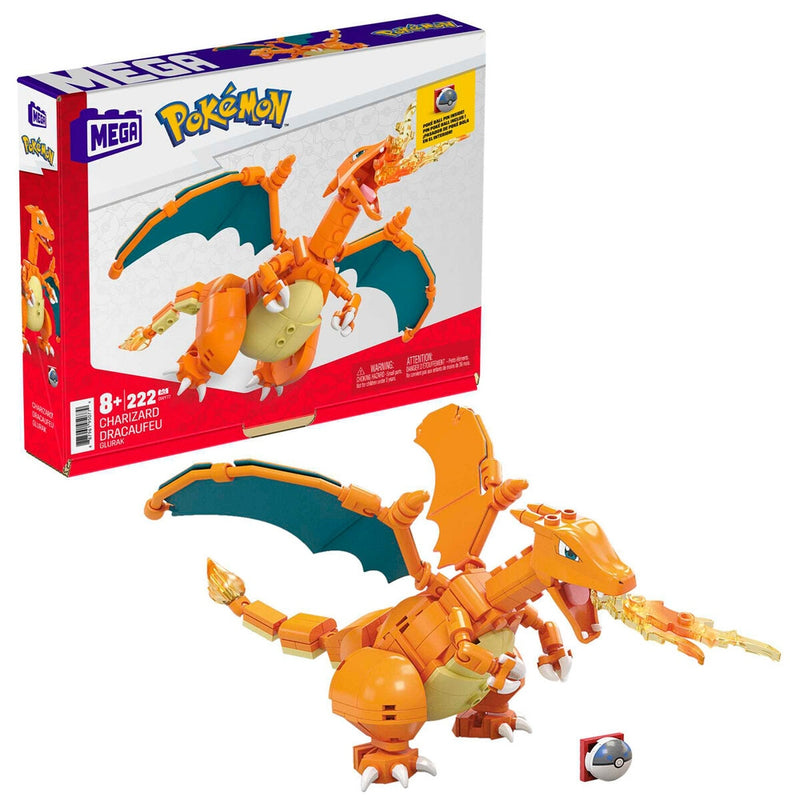 Mega Construx - Pokemon Charizard 222 Deler