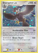 Staraptor lv. 54 holo 16/130 Diamond & Pearl 2007 MP