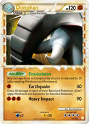 Donphan reverse holo 107/123 HeartGold & SoulSilver 2010 DMG