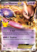 Mewtwo EX 54//99 Celebrations 2021 NM