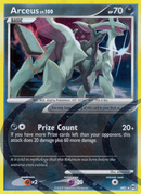 Arceus lv. 100 holo AR1 Arceus 2009 LP