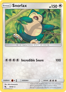 Snorlax reverse holo 050/068 Hidden Fates 2019 NM