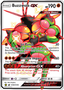 Buzzwole GX SV68/SV94 Hidden Fates 2019 NM