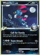 Weavile G lv. 48 17/127 Platinum 2009 MP