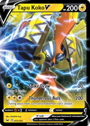 Tapu Koko V 072/202 Sword & Shield 2020 NM