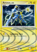 Arceus lv. 100 holo AR6 Arceus 2009 LP
