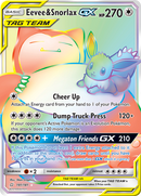 Eevee & Snorlax GX 191/181 Team Up 2019 LP