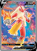 Blaziken V 161/198 Chilling Reign 2021 NM
