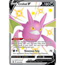 Crobat V SWSH098 black star promo Promo 2021 NM