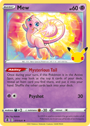 Mew 011/025 Celebrations 2021 NM