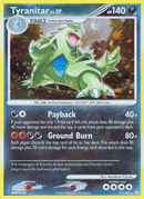 Tyranitar lv. 57 holo 17/123 Mysterious Treasures 2007 HP