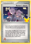 Trainer Rocket's Admin 86/109 Celebrations 2021 NM