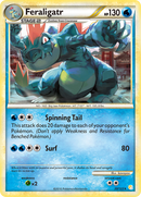 Feraligatr holo 20/123 HeartGold & SoulSilver 2010 LP