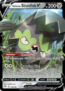 Galarian Stunfisk V 128/189 Darkness Ablaze 2020 NM