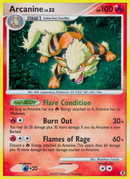 Arcanine lv. 53 holo 1/111 Rising Rivals 2009 LP