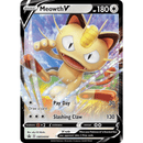 Meowth V SWSH004 black star promo Promo 2020 NM