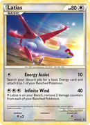 Latias holo HGSS10 Promo 2010 MP