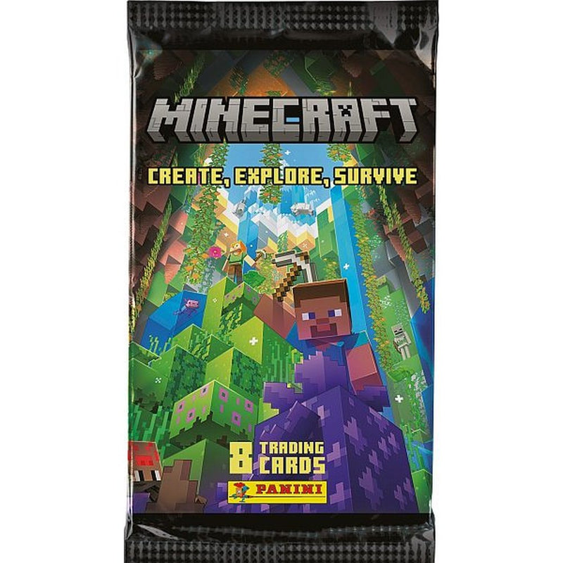 Minecraft 2023 Starter Med Perm, 1 Limited Edition Kort + 3 Pakker