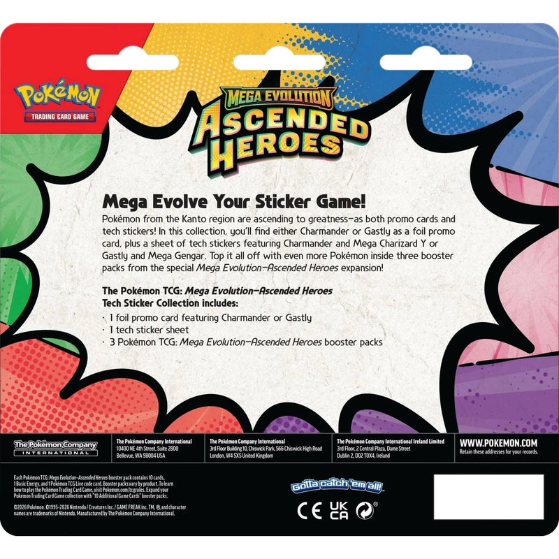 Pokemon Ascended Heroes Tech Sticker - Charmander