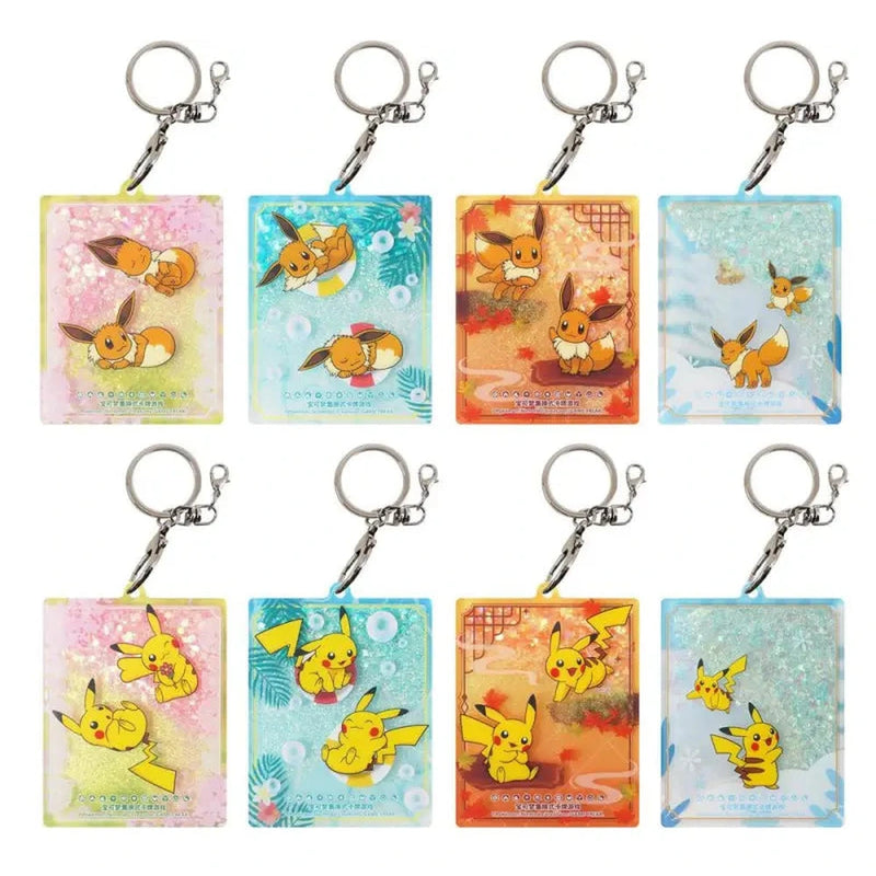 Pikachu og Eevee Keychain Gaveboks Kinesisk