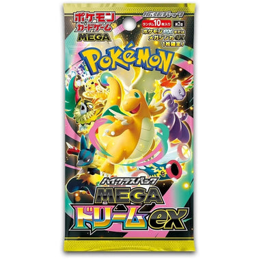 ①MEGAドリームex 10p Pokemon Mega Dream ex Japansk Booster Boks | Cardcenter.no