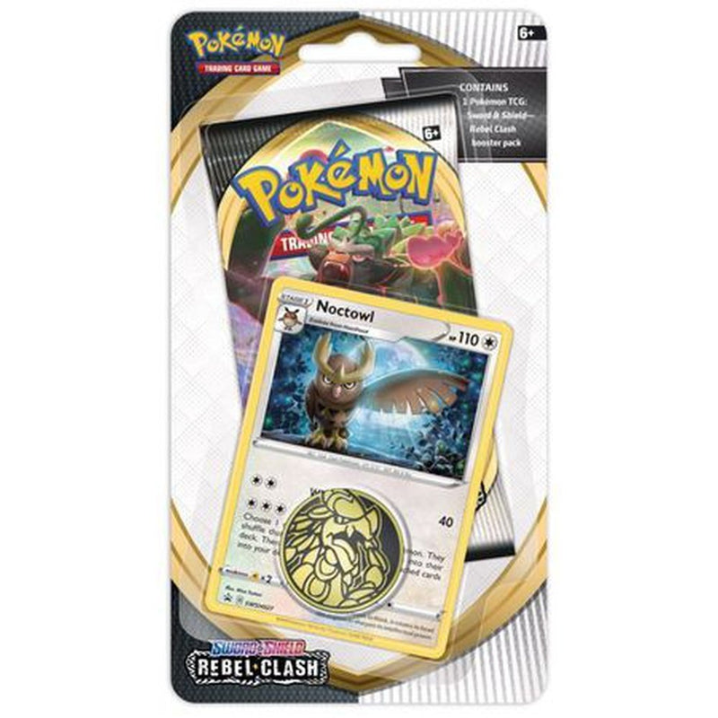 Pokemon Rebel Clash Checklane Blister w/ Noctowl Promo