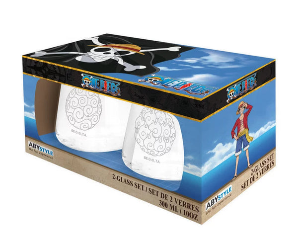 One Piece - Devil Fruits - 2 Glass Set