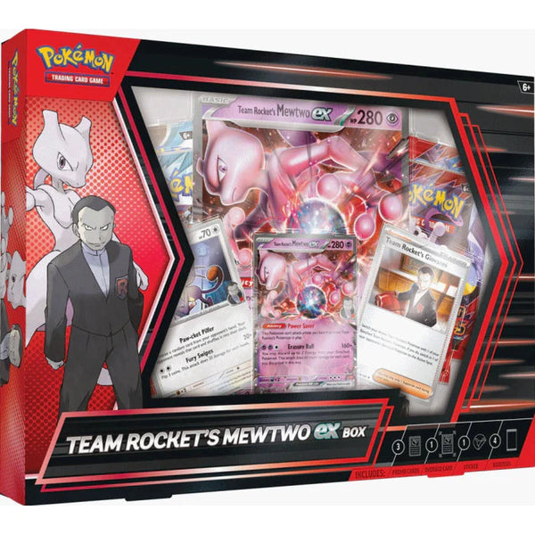 Maks 1 per pers: Pokemon - Team Rocket’s Mewtwo ex Box 