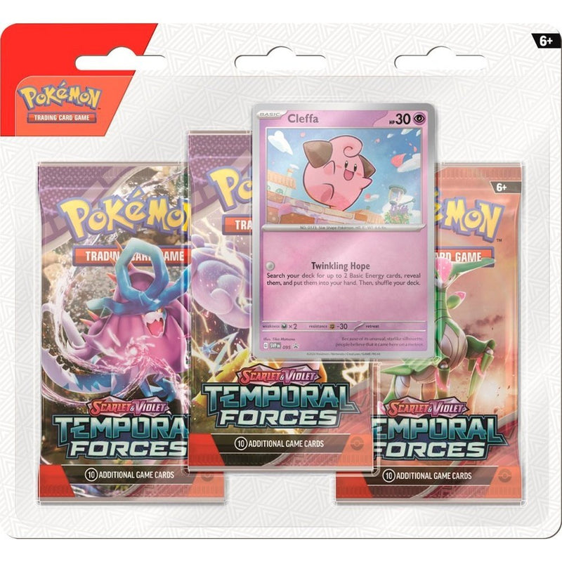 Pokemon - Temporal Forces 3 Pack Blister Cleffa