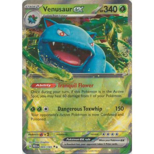 Venusaur ex - 003/165 - Ultra Rare