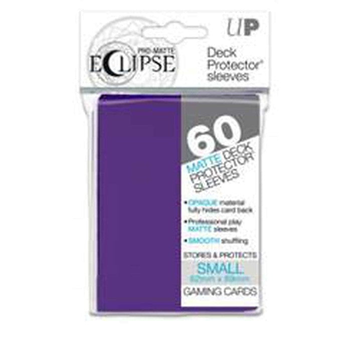 PRO-Matte Eclipse Small Deck Protector Sleeves Royal Purple