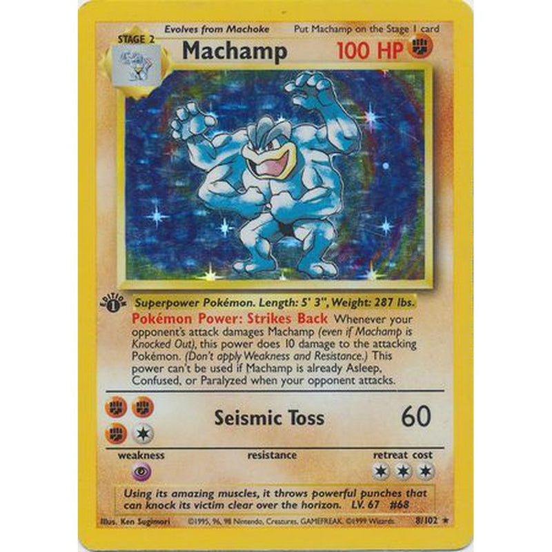 Machamp - 8/102 - Sealed Holo 1st Edition