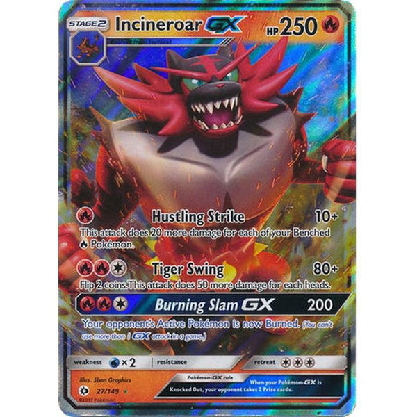 Incineroar GX - 27/149 - Ultra Rare