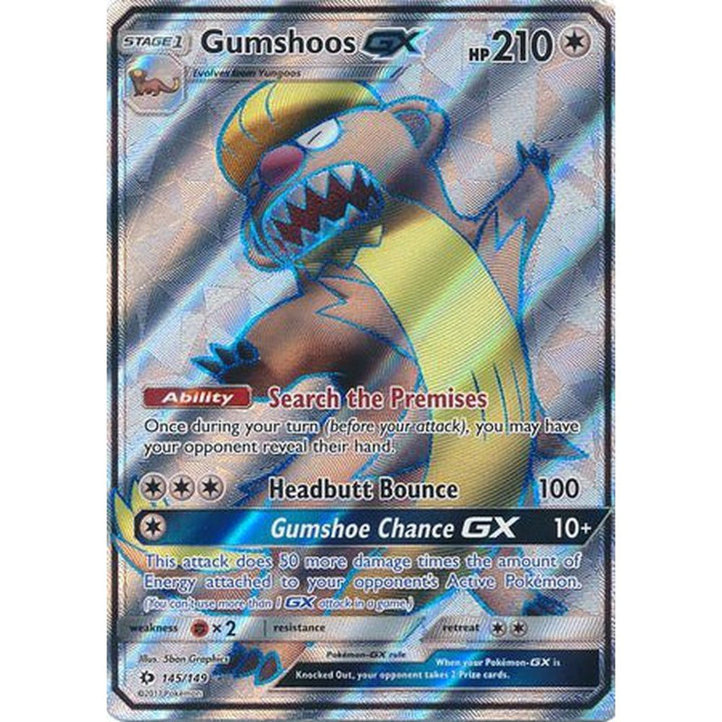 Gumshoos GX - 145/149 - Full Art Ultra Rare