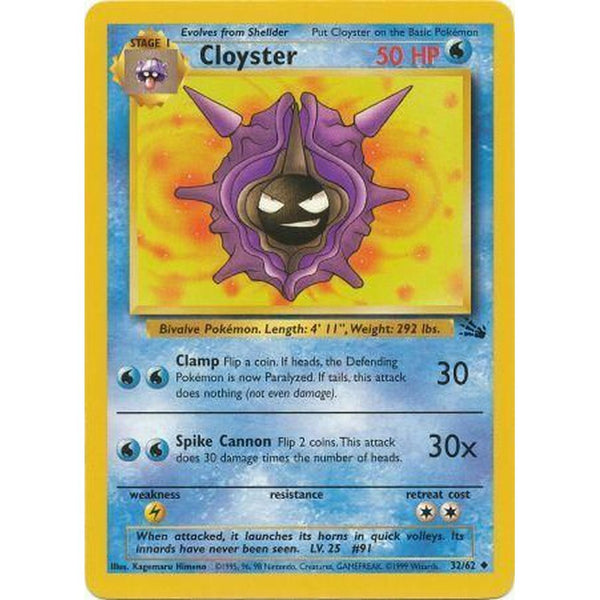 Cloyster - 32/62 - Uncommon Unlimited