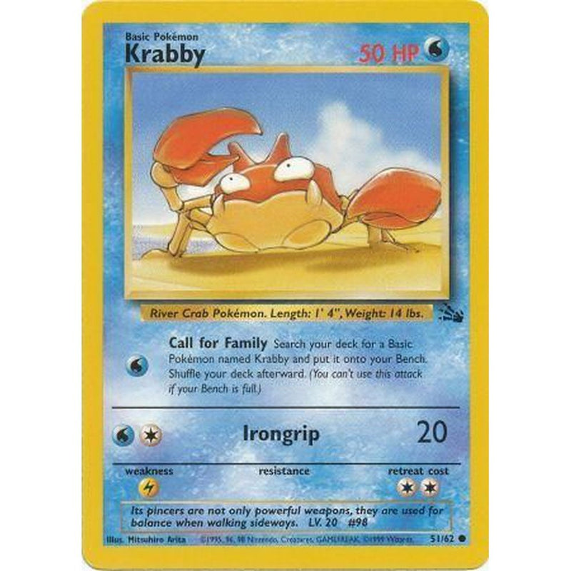 Krabby - 51/62 - Common Unlimited