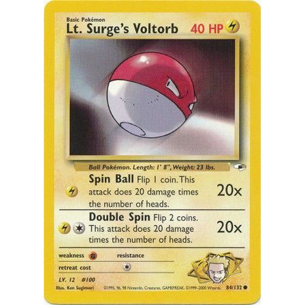 Lt. Surge's Voltorb - 84/132 - Common Unlimited