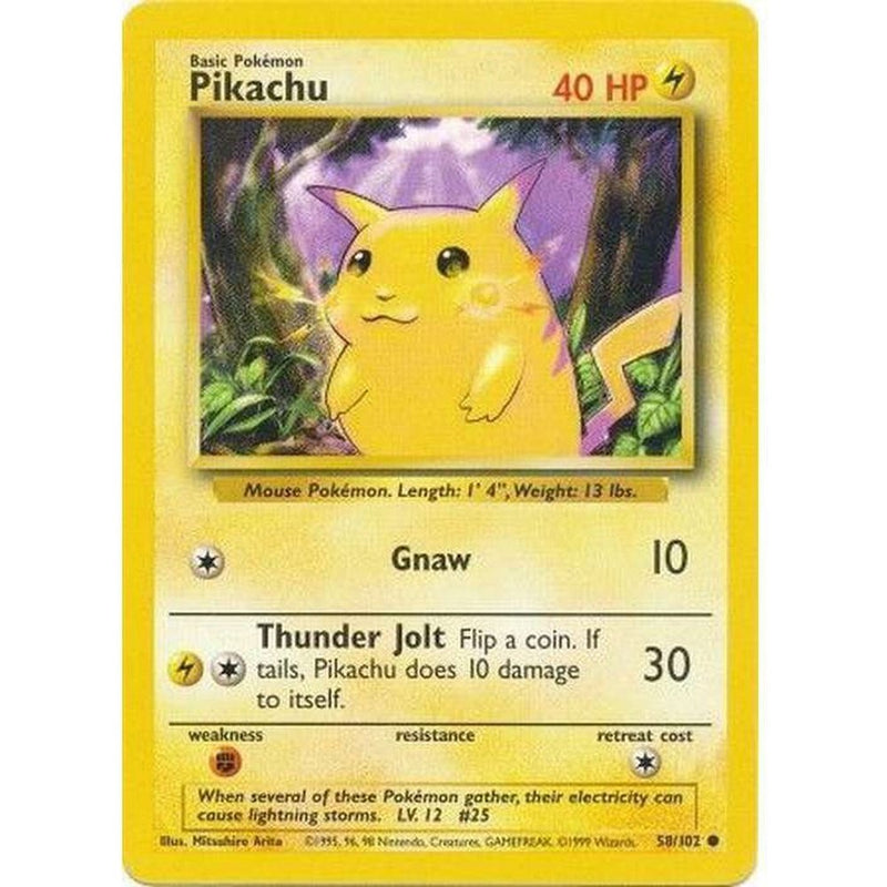 Pikachu - 58/102 - Common Unlimited