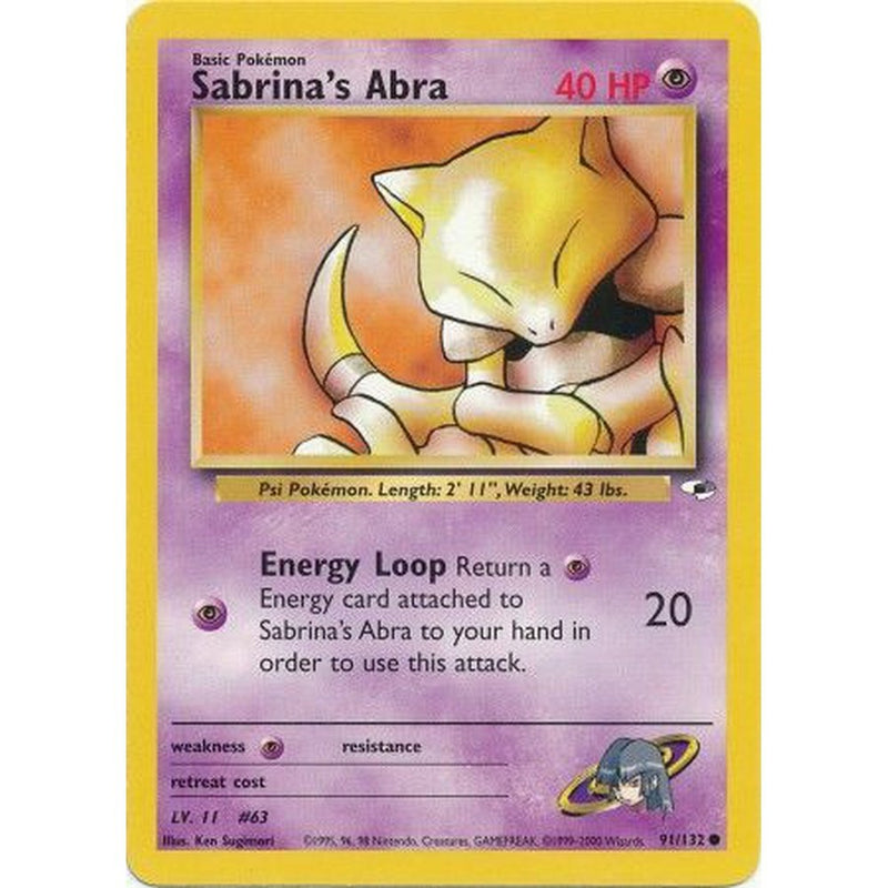 Sabrina's Abra - 91/132 - Common Unlimited