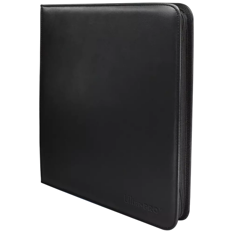 ULTRA PRO - 12-Pocket Zippered PRO-Binder - Black
