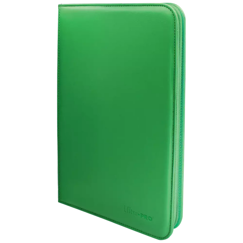 Premium 9-Pocket Zippered Green PRO-Binder