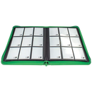 Premium 9-Pocket Zippered Green PRO-Binder