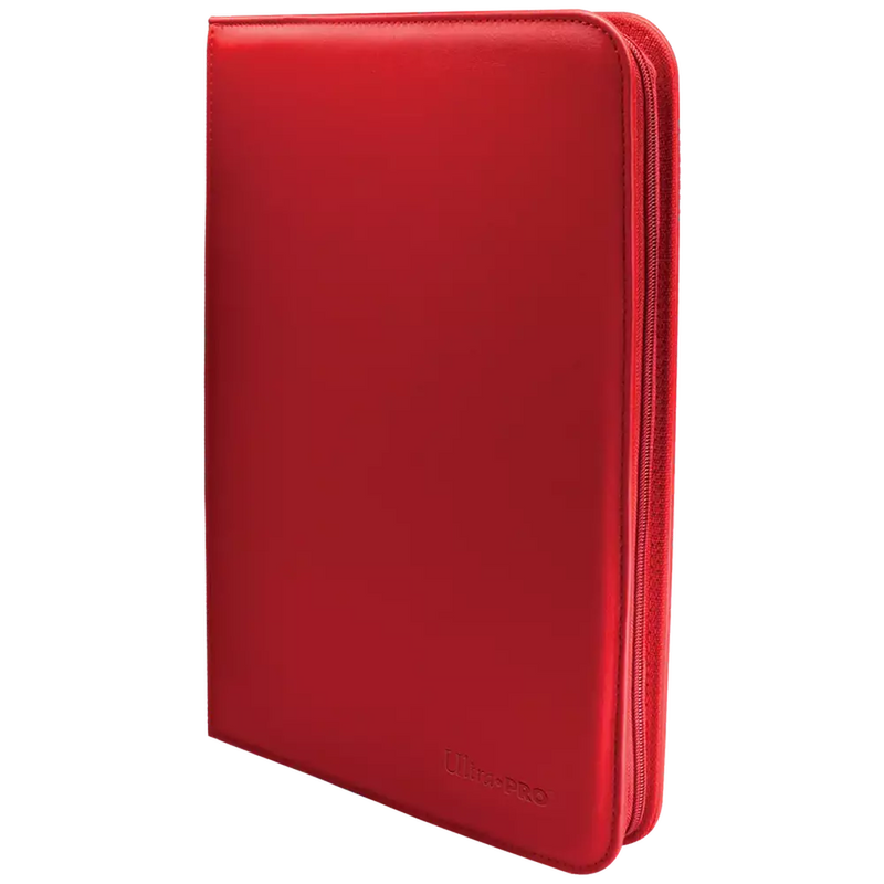 Premium 9-Pocket Zippered Red PRO-Binder
