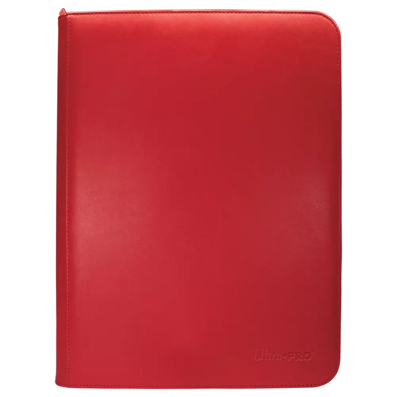 Premium 9-Pocket Zippered Red PRO-Binder