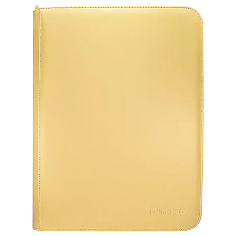 Premium 9-Pocket Zippered Yellow PRO-Binder