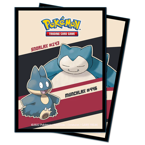 Snorlax and Munchlax Standard Deck Sleeves