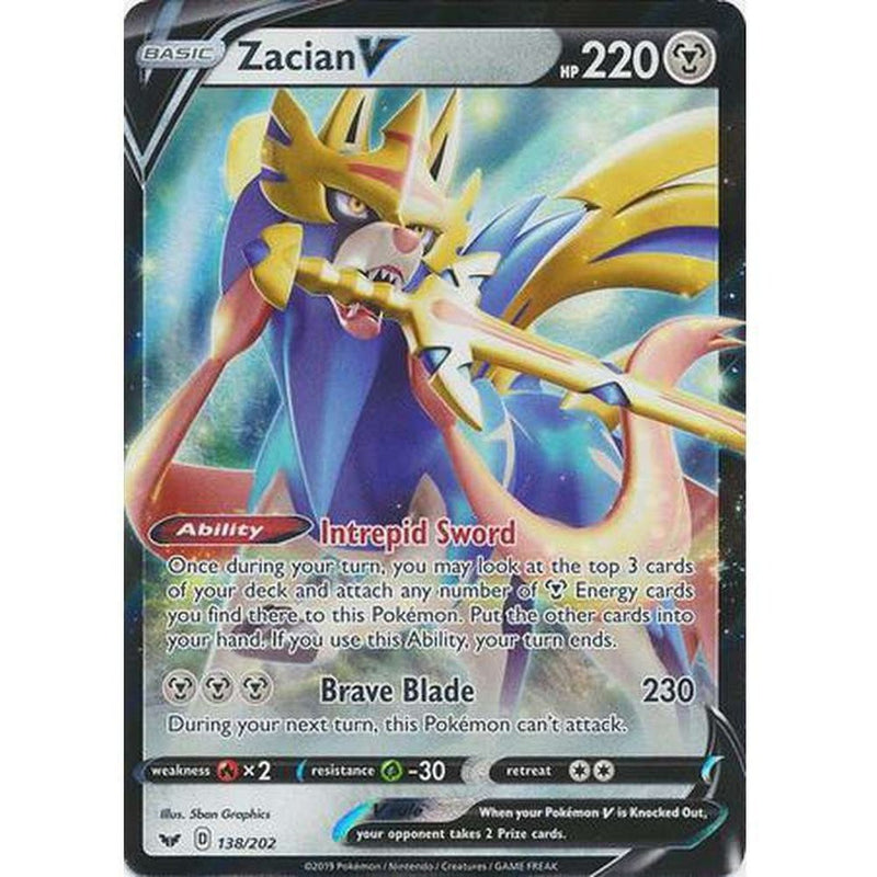 Zacian V - 138/202 - Ultra Rare