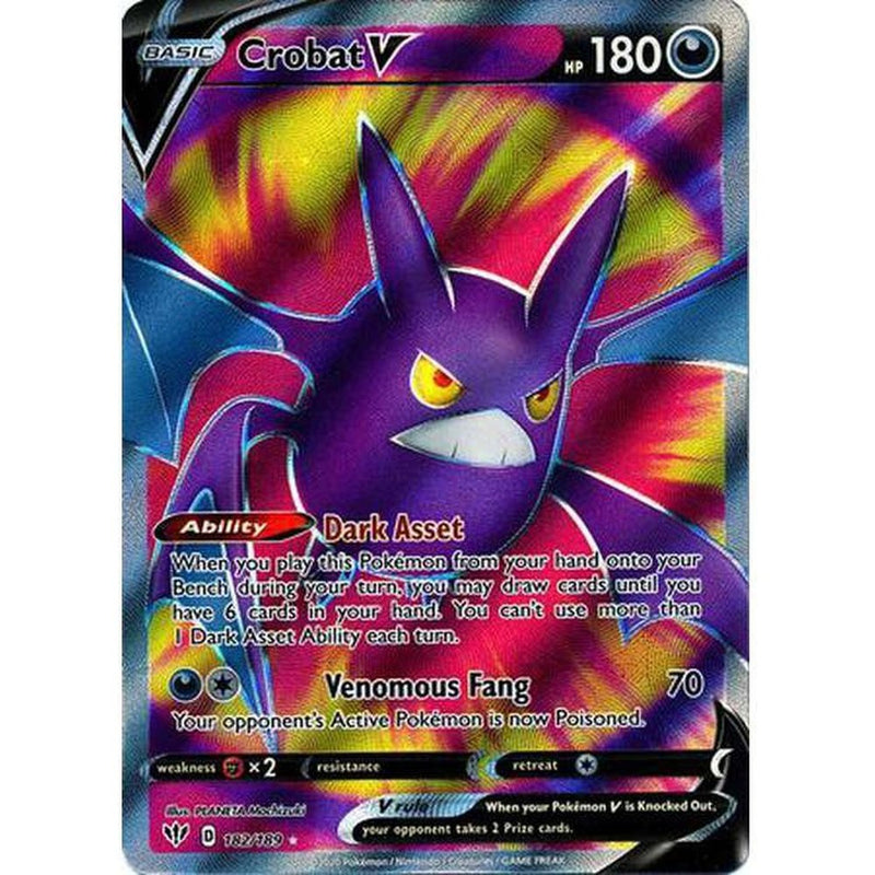 Crobat V - 182/189 - Full Art Ultra Rare
