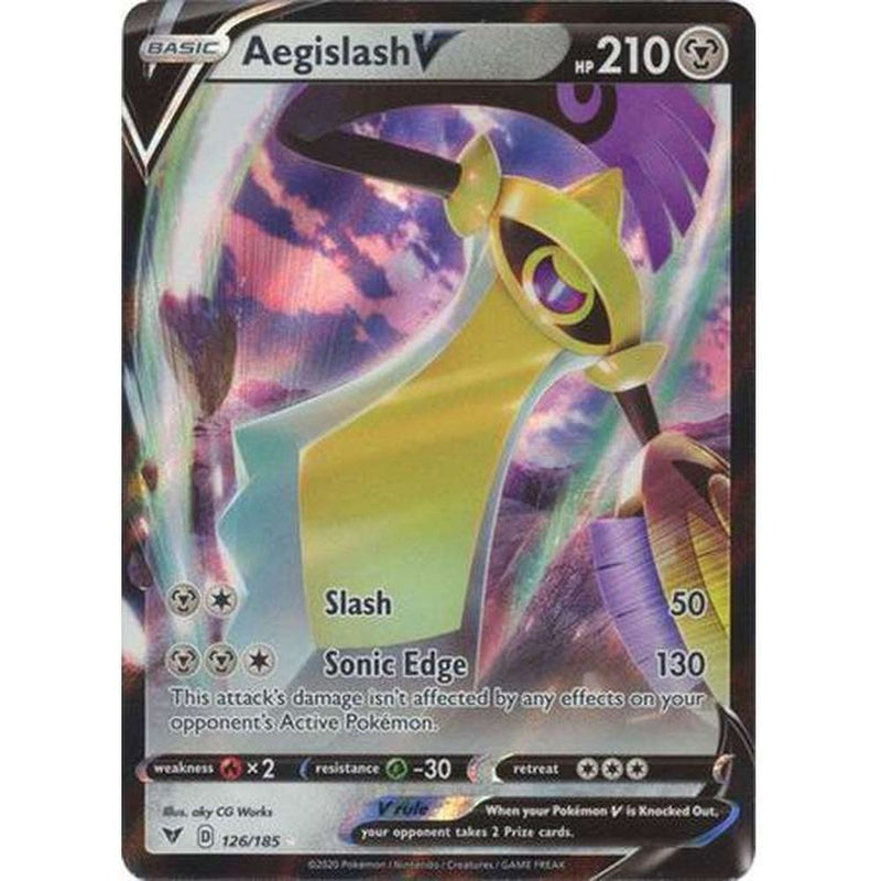 Aegislash V - 126/185 - Ultra Rare